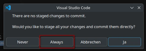 Always Commit
